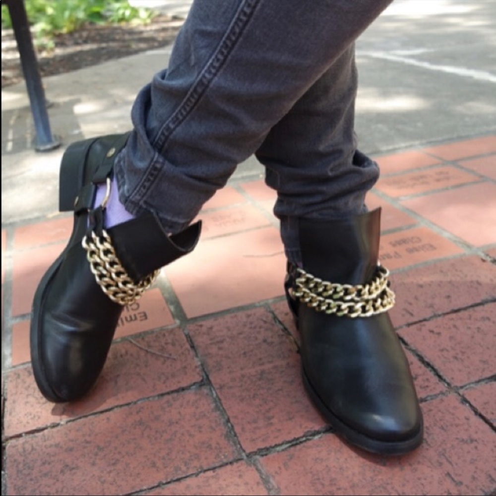 Zara Genuine Leather Booties